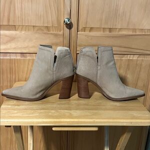 Vince Camuto Taupe Ankle Booties